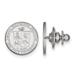 LogoArt Sterling Silver Rhodium-plated Virginia Tech Crest Lapel Pin