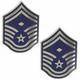 US Air Force Senior Master Sergeant with Diamond Collar Device Pin
