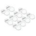 Uxcell 0.98inch Acrylic Button Pin Badge 40SetRound Pin Blank Buttons Badges Kit