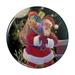 Christmas Holiday Santa Chimney Magic Pinback Button Pin