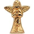 FB Jewels 14K Yellow Gold 16.00X13.00 mm Polished Praying Angel Lapel Pin