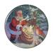 Christmas Holiday Santa Magic Peace Doves Pinback Button Pin