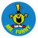 Mr. Men Little Miss Mr. Funny Button UB3476