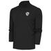 Men's Antigua Charcoal Milwaukee Brewers Metallic Tribute Quarter-Zip Top