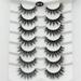 Pjtewawe eyelashes false eyelashes lashes 5 pairs soft lashes 3d 6d volume fluffy frihappy eyelashes packs