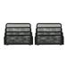 2Pcs Office File Storage Shelves File Holders Desktop File Storage Racks Iron File Holders