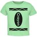 Halloween Crayon Costume Toddler T Shirt Mint 3T