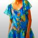 Free People Dresses | Free People Love To Love Mini Dress Women's Casual Floral Printed Nwt Size L | Color: Blue | Size: L