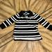 Polo By Ralph Lauren Shirts & Tops | Guc Ralph Lauren Toddler Boys Black/White Stripe Long Sleeve Shirt Size 2t | Color: Black/White | Size: 2tb