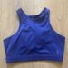 Nike Intimates & Sleepwear | Nike Dri Fit High Neck Sports Bra Size Small | Color: Blue/Purple | Size: S