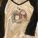 Disney Tops | Jack And Sally Disney The Nightmare Before Christmas Baseball Tee Size M Medium | Color: Black/White | Size: M