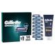 Gillette Mach3 Rasierklingen, 14 Ersatzklingen für Nassrasierer Herren mit 3-fach Klinge + Gillette PRO Sensitive Rasierschaum 175 ml, Geschenk für Männer