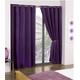 New Edge Blinds Pair Of Thermal Blackout Eyelet Curtains (Amethyst, 66" x 90" (168cm x 228cm))