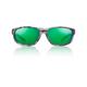 Redfin Polarized Jekyll Sunglasses Black Tortoise Frame Mangrove Green Polarized Lens One Size 1604
