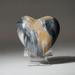 Astro Gallery of Gems Banded Onyx Heart Sculpture (0.41 Lbs) Stone in Brown/Gray | 2.25 H x 2.25 W x 1.25 D in | Wayfair ON-H9