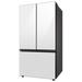 Samsung Bespoke 3-Door French Door Refrigerator (30 cu. ft.) w/ AutoFill Water Pitcher, Glass in Gray/White | 70 H x 36 W x 34.25 D in | Wayfair