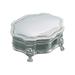 Astoria Grand Victorian Jewelry Box Velvet/Metal in Gray | 2.75 H x 6 W x 6 D in | Wayfair 2BEAB47DE3774AFABEF2DFA707A5B847