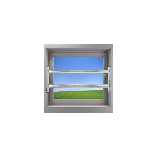 Fenstersicherung, 2 Fach, verzinkt, 1000-1700mm