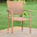 Ibiza Resin Wicker/Aluminum Outdoor Dining Chair (Set of 4)