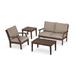 POLYWOOD Braxton 4-Piece Deep Seating Set