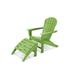 POLYWOOD Adirondack Chair 2-Piece Set