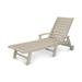 POLYWOOD Signature Outdoor Chaise Lounge with Wheels, SW2280