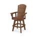 POLYWOOD Nautical Adirondack Swivel Bar Chair