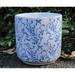 Ceramic Blue and White Cylindrical planters, 2 Prints