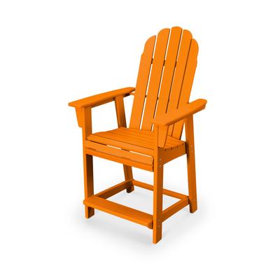 POLYWOOD Vineyard Adirondack Counter Chair