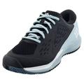 Wilson Women`s Rush Pro Ace Wide Tennis Shoes Black and Sterling Blue ( 7.5 )
