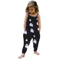 Herrnalise Toddler Kids Boys Girls Halloween Fashion Cute Funny Cat Spider Print Suspenders Romper Jumpsuit kids clothes
