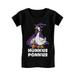 Honkus Ponkus Goose Shirt Halloween Costume Toddler Kids Girls Fitted T-Shirt XL (9-10) Black