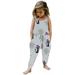Herrnalise Toddler Baby Girls Halloween Jumpsuits Cute Strap Pumpkin Sleeveless Romper Kids Loose Overalls Outfit Clothes Discount