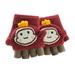 Toddler Soft Convertible Flip Top Cartoon Gloves Kids Baby Boys Girls Winter Warm Knit Fingerless Mitten Gripped Gloves for Kids
