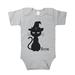 7 ate 9 Apparel Baby s Black Cat Halloween Onepiece