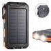Solar Charger Power Bank Fast Charging 20000mAh Portable Solar Phone Battery Panel Charger QC3.0 Dual USB Port Battery Pack Charger Portable for All Cell Phones & Electronic Devices