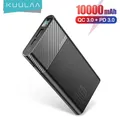 KUULAA – batterie externe Ultra mince 10000mAh chargeur Portable double USB charge rapide QC PD