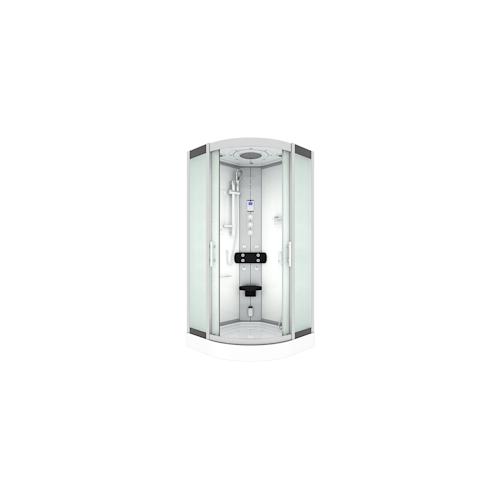 Duschkabine Komplettdusche Fertigdusche Dusche D46-00M1-EC 80×80 cm mit 2K Scheiben Versiegelung