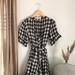 Anthropologie Dresses | Anthropologie Black And White Checkered Dress Small | Color: Black/White | Size: S