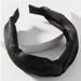 Anthropologie Accessories | Anthropologie Eve Satin Headband In Black | Color: Black | Size: Os