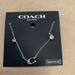 Coach Jewelry | Coach Necklace | Color: Silver | Size: Os