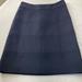 Tory Burch Skirts | Elegant Tory Burch Black Wool Square Pencil Mini Skirt Size 0 | Color: Black/Red | Size: 0