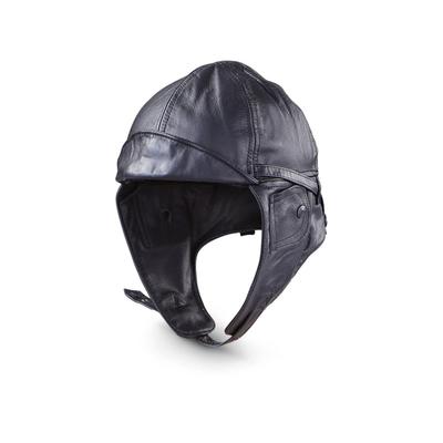 MIL-TEC Leather Aviation Helmet Black 3XL 12425002-907