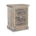 Timeless 1-door Wood Nightstand (Right) in Sand White - TF670402-RTI