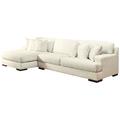 Multi Color Sectional - Signature Design by Ashley Zada 134" Wide Left Hand Facing Sofa & Chaise Polyester | 38 H x 134 W x 70 D in | Wayfair