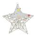 Northlight Seasonal 17" Lighted Champagne Gold Candy Covered Star Christmas Window Decoration Glass in Yellow | 19 H x 17.75 W x 3.25 D in | Wayfair