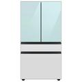 Samsung Bespoke 4-Door French Door Refrigerator (29 cu. ft.) w/ Beverage Center™ - Middle & Bottom Panels in Blue/White/Black | Wayfair