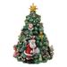 Northlight Seasonal 5.5" Santa Christmas Tree Rotating Music Box Resin | 6.25 H x 4.75 W x 4.75 D in | Wayfair 32723937