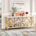 17 Stories 70.8" Console Table Wood in Yellow | 33 H x 70.8 W x 13.77 D in | Wayfair A36B86D924B145109374350654C53E08