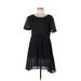 En Creme Casual Dress - DropWaist: Black Stars Dresses - Women's Size Medium